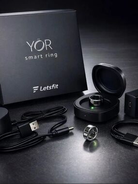 Letsfit YÖR Fitness Smart Ring - Gold